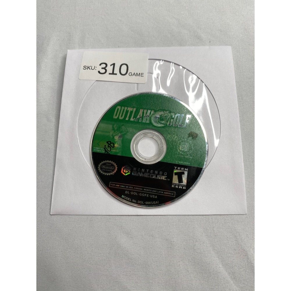 Outlaw Golf Nintendo GameCube Game Disc Only